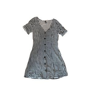 Black & White Checkered Sundress, Size 6